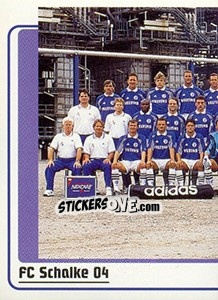 Sticker Mannschaftshälfte - German Fussball Bundesliga 1998-1999 - Panini