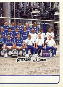 Sticker Mannschaftshälfte - German Fussball Bundesliga 1998-1999 - Panini