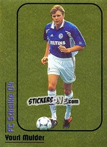 Sticker Youri Mulder - German Fussball Bundesliga 1998-1999 - Panini