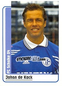Figurina Johan de Kock - German Fussball Bundesliga 1998-1999 - Panini