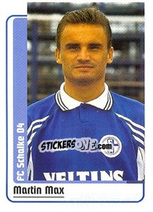 Sticker Martin Max - German Fussball Bundesliga 1998-1999 - Panini