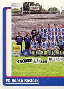 Cromo Mannschaftshälfte - German Fussball Bundesliga 1998-1999 - Panini