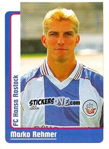 Sticker Marko Rehmer - German Fussball Bundesliga 1998-1999 - Panini
