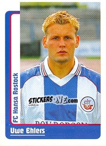 Sticker Uwe Ehlers - German Fussball Bundesliga 1998-1999 - Panini