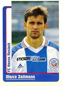 Sticker Marco Zallmann - German Fussball Bundesliga 1998-1999 - Panini