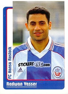 Cromo Radwan Yasser - German Fussball Bundesliga 1998-1999 - Panini