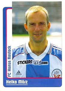 Sticker Heiko März - German Fussball Bundesliga 1998-1999 - Panini
