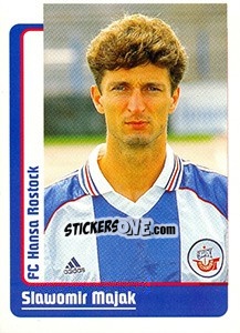 Sticker Slawomir Majak - German Fussball Bundesliga 1998-1999 - Panini