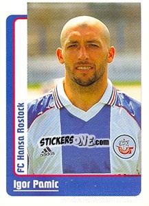 Sticker Igor Pamic - German Fussball Bundesliga 1998-1999 - Panini