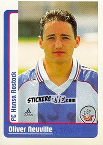 Sticker Oliver Neuville - German Fussball Bundesliga 1998-1999 - Panini