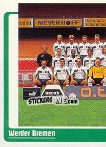 Cromo Mannschaftshälfte - German Fussball Bundesliga 1998-1999 - Panini