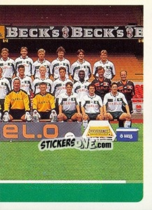 Cromo Mannschaftshälfte - German Fussball Bundesliga 1998-1999 - Panini