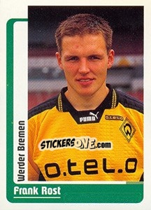 Cromo Frank Rost - German Fussball Bundesliga 1998-1999 - Panini