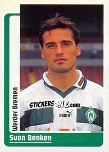 Sticker Sven Benken - German Fussball Bundesliga 1998-1999 - Panini