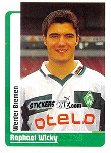 Sticker Raphael Wicky - German Fussball Bundesliga 1998-1999 - Panini