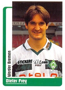 Sticker Dieter Frey - German Fussball Bundesliga 1998-1999 - Panini