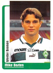 Sticker Mike Barten - German Fussball Bundesliga 1998-1999 - Panini