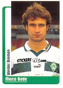 Sticker Marco Bode - German Fussball Bundesliga 1998-1999 - Panini