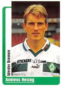 Cromo Andreas Herzog - German Fussball Bundesliga 1998-1999 - Panini