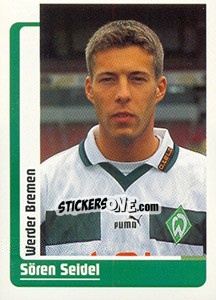 Sticker Sören Seidel - German Fussball Bundesliga 1998-1999 - Panini