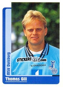 Sticker Thomas Gill - German Fussball Bundesliga 1998-1999 - Panini