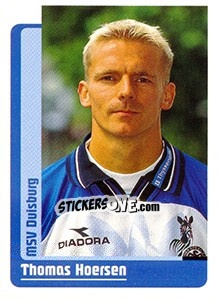 Sticker Thomas Hoersen - German Fussball Bundesliga 1998-1999 - Panini