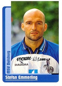 Sticker Stefan Emmerling - German Fussball Bundesliga 1998-1999 - Panini