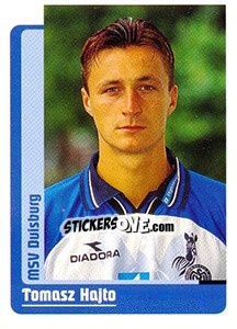 Sticker Tomasz Hajto - German Fussball Bundesliga 1998-1999 - Panini