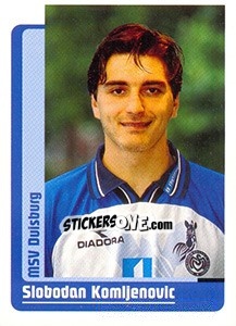 Sticker Slobodan Komljenovic - German Fussball Bundesliga 1998-1999 - Panini