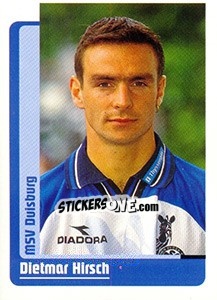 Cromo Dietmar Hirsch - German Fussball Bundesliga 1998-1999 - Panini
