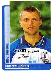 Sticker Carsten Wolters - German Fussball Bundesliga 1998-1999 - Panini