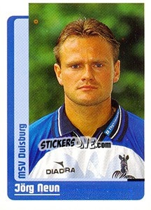 Figurina Jörg Neun - German Fussball Bundesliga 1998-1999 - Panini