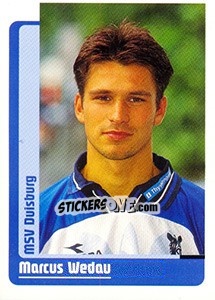 Cromo Marcus Wedau - German Fussball Bundesliga 1998-1999 - Panini