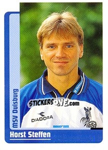Cromo Horst Steffen - German Fussball Bundesliga 1998-1999 - Panini