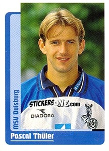 Cromo Pascal Thüler - German Fussball Bundesliga 1998-1999 - Panini