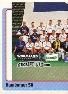 Sticker Mannschaftshälfte - German Fussball Bundesliga 1998-1999 - Panini