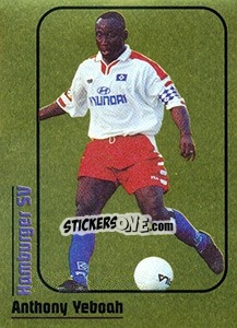 Sticker Anthony Yeboah - German Fussball Bundesliga 1998-1999 - Panini