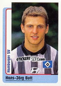 Sticker Hans-Jörg Butt - German Fussball Bundesliga 1998-1999 - Panini