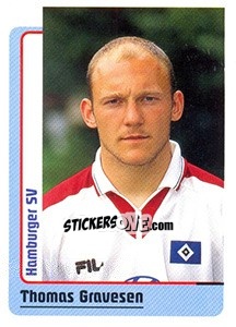 Sticker Thomas Gravesen - German Fussball Bundesliga 1998-1999 - Panini