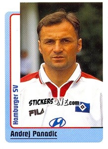 Sticker Andrej Panadic - German Fussball Bundesliga 1998-1999 - Panini