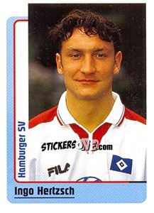 Sticker Ingo Hertzsch - German Fussball Bundesliga 1998-1999 - Panini