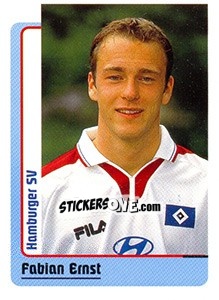 Sticker Fabian Ernst - German Fussball Bundesliga 1998-1999 - Panini