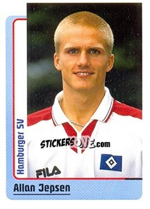 Sticker Allan Jepsen - German Fussball Bundesliga 1998-1999 - Panini
