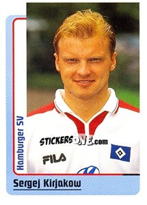 Figurina Sergej Kirjakow - German Fussball Bundesliga 1998-1999 - Panini