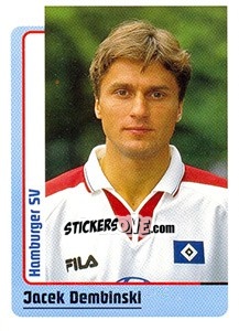 Sticker Jacek Dembinski - German Fussball Bundesliga 1998-1999 - Panini