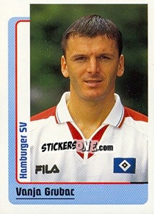 Cromo Vanja Grubac - German Fussball Bundesliga 1998-1999 - Panini