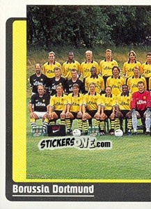 Sticker Mannschaftshälfte - German Fussball Bundesliga 1998-1999 - Panini