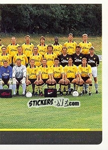 Sticker Mannschaftshälfte - German Fussball Bundesliga 1998-1999 - Panini
