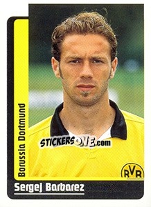 Sticker Sergej Barbarez - German Fussball Bundesliga 1998-1999 - Panini