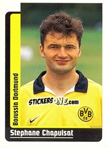 Sticker Stephane Chapuisat - German Fussball Bundesliga 1998-1999 - Panini